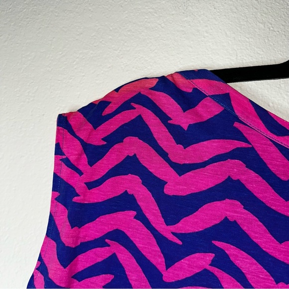 LILLY PULITZER pout pink Get Lucky cap sleeve Robyn t-shirt dress S - Picture 13 of 13